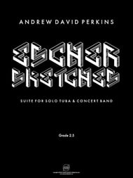 Escher Sketches Concert Band sheet music cover Thumbnail